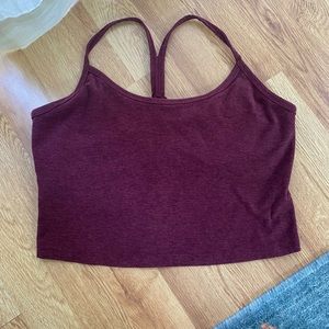 Spacedye Slim Racerback Cropped Tank